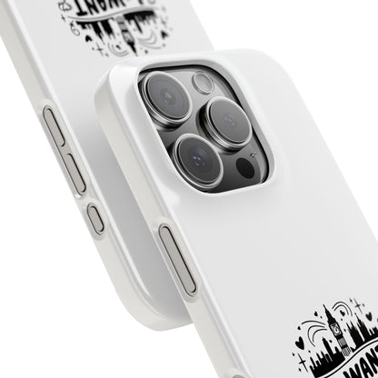 Slim Phone Case - I Want to Live in London Design | Stylish Travel Gift, Unique Phone Cover, London Lover Accessory, Urban Decor