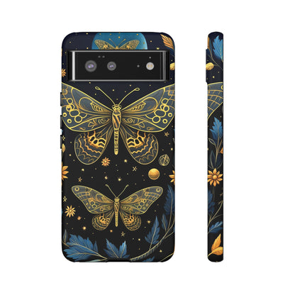 Butterfly Galaxy Phone Case | Tough Cases for Nature Lovers, Unique Phone Covers, Gift for Her, Boho Style, Floral Design
