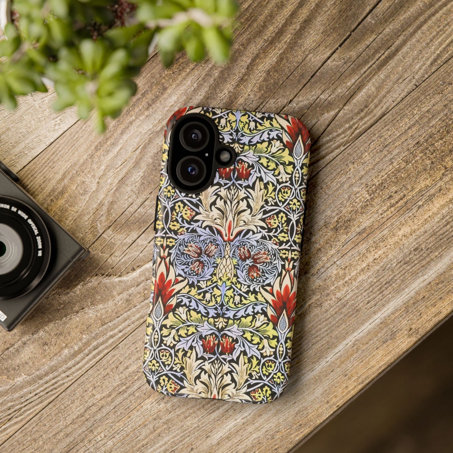 Stylish Phone Case - Floral Design, Tough Cases, Gift for Her, Phone Accessories, Trendy Tech, Unique Cell Phone Cover
