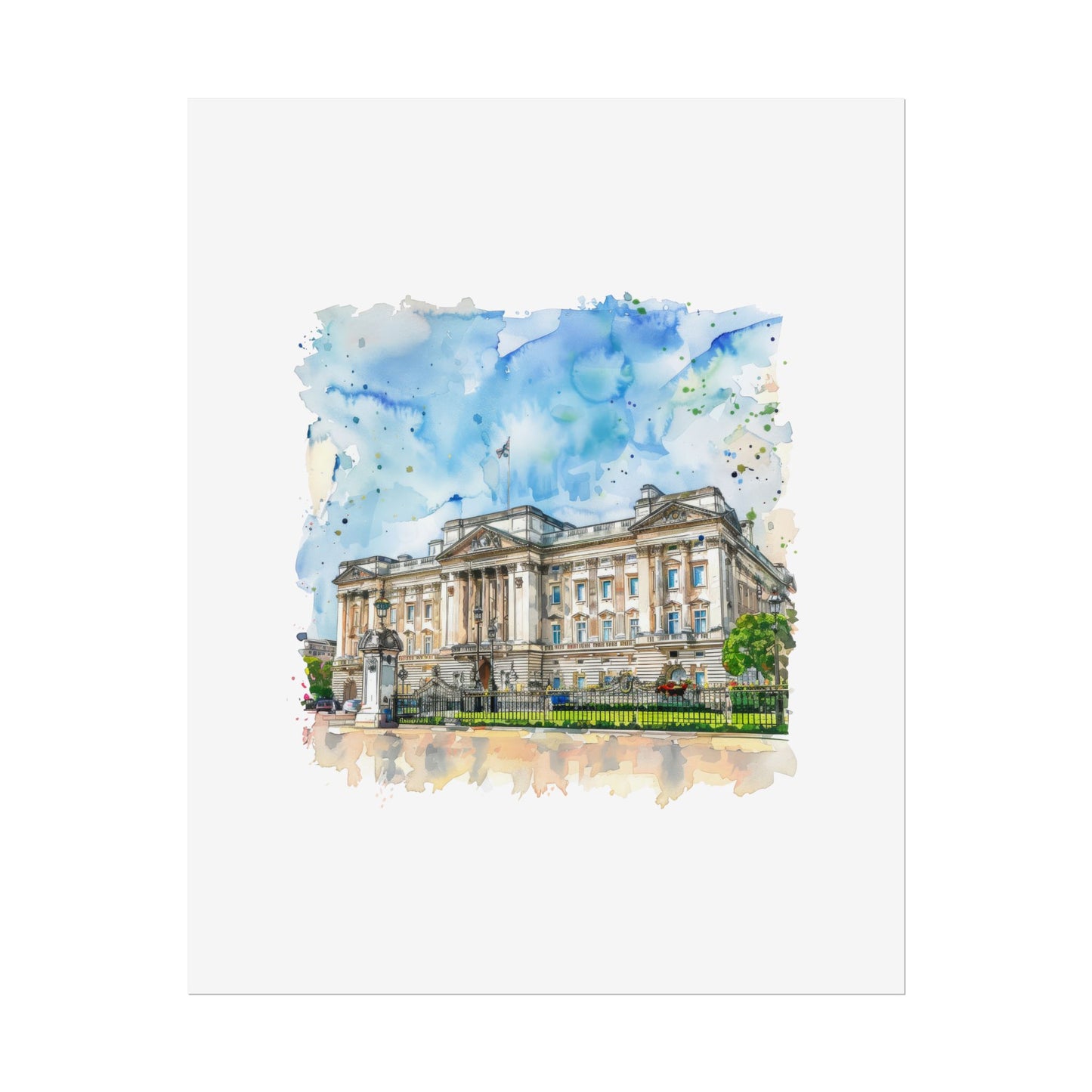 Watercolor Art Rolled Posters
