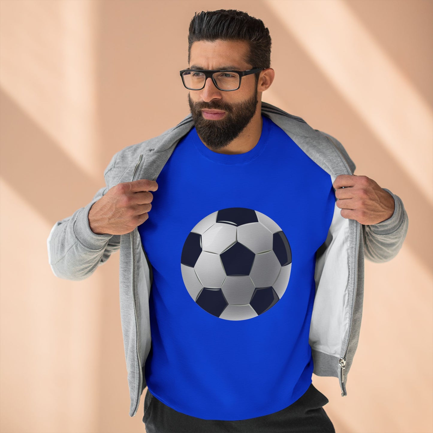 Unisex Crewneck Sweatshirt - Sports Passion and Energetic Football