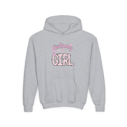 Birthday Girl Youth Hoodie | Cute Celebration Sweatshirt for Girls