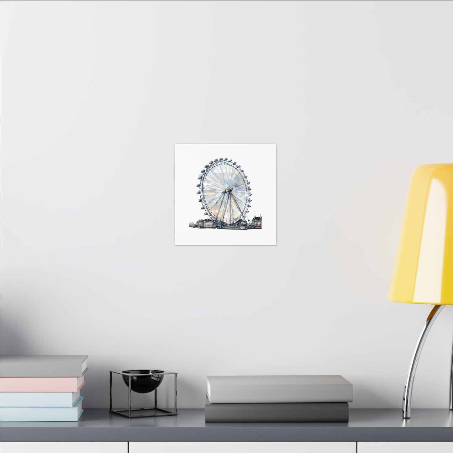 London Eye Canvas Print, Wall Art Decor, Travel Gift, Home Decoration, Unique Art Piece