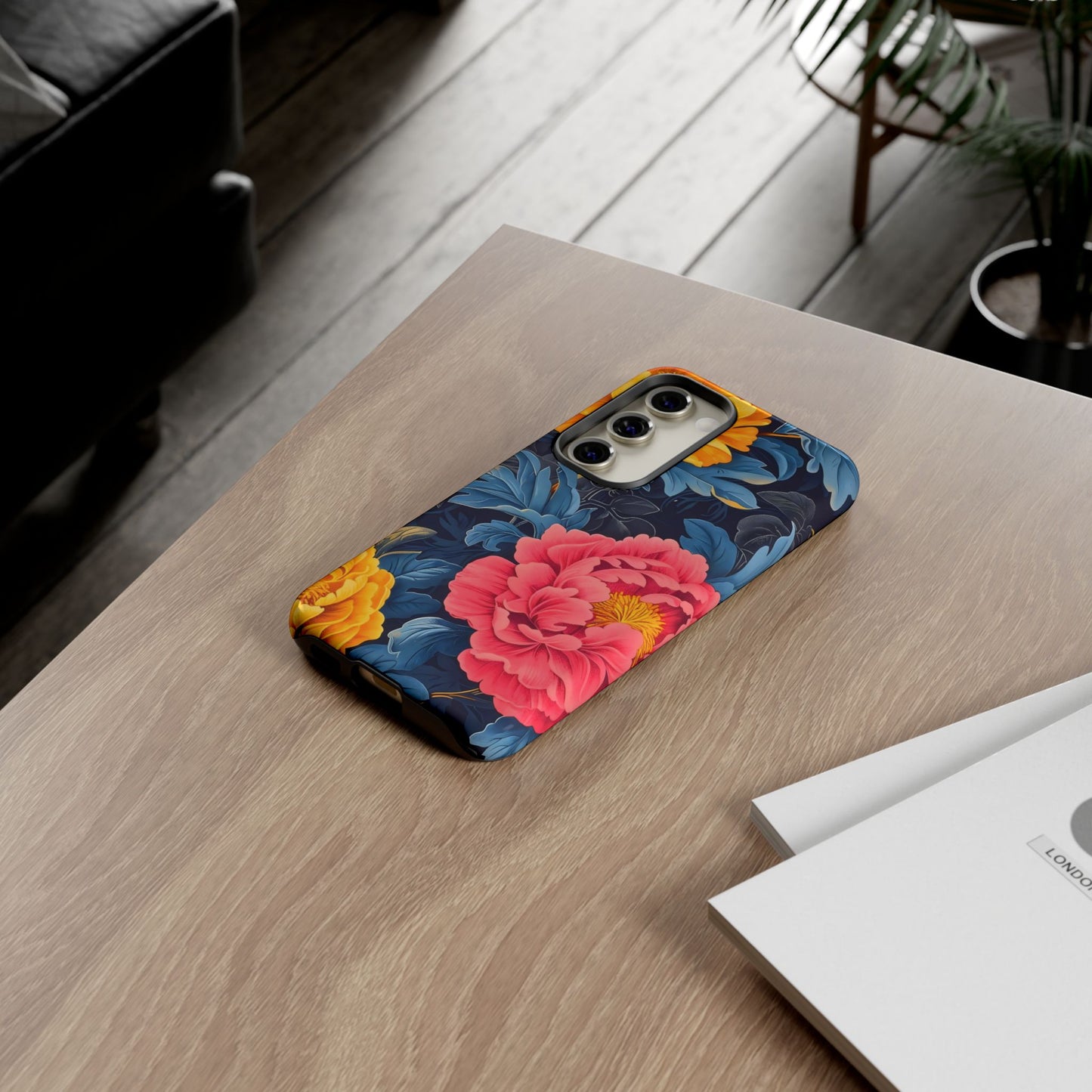 Floral Phone Case, Tough Cases, Stylish Mobile Cover, Gifts for Her, Phone Accessories, Unique Flower Design