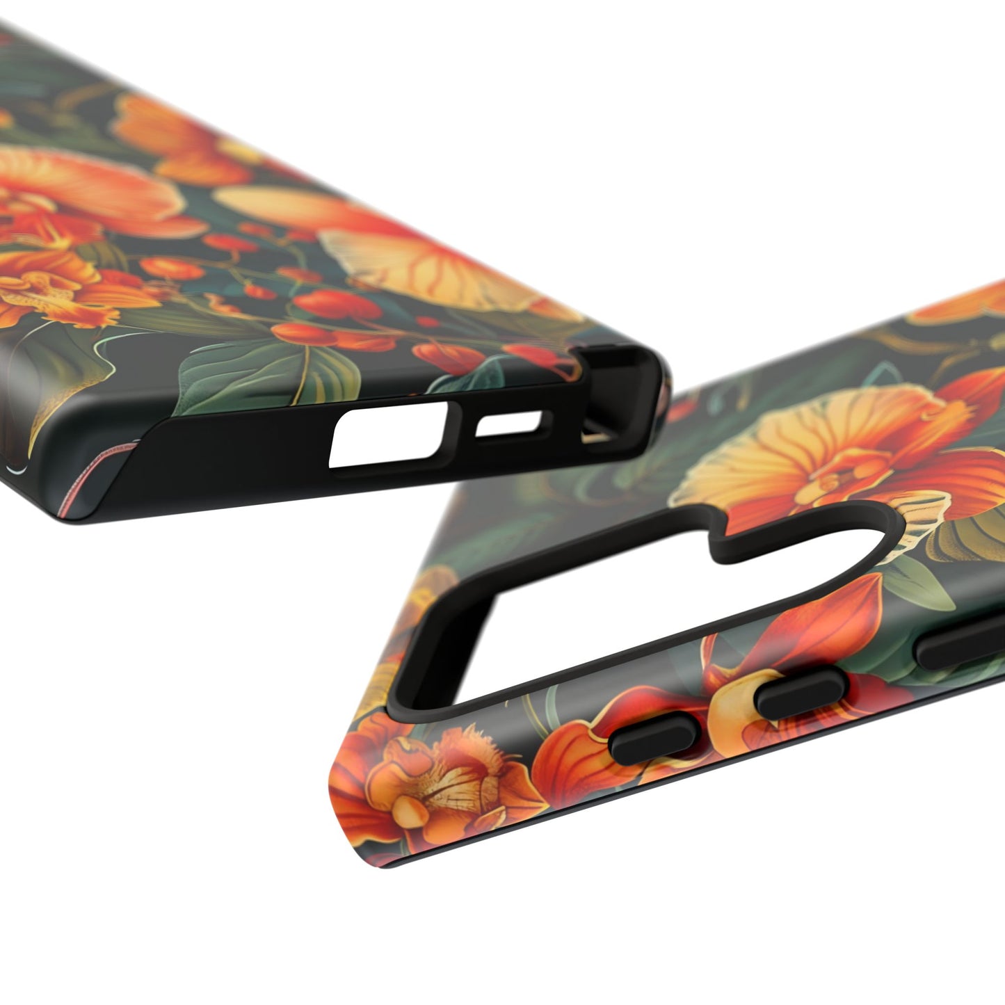 Floral Phone Case - Tough Cases, Protective Cover, Gift for Her, Smartphone Accessory, Floral Design, Nature-Inspired