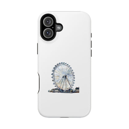 Stylish Magnetic Phone Cases with London Eye Design, Custom Phone Covers, Unique Gift for Travelers, Chic Electronic Accessories