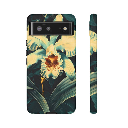 Floral Phone Case - Tough Cases with Orchid Design, Durable Smartphone Cover for Nature Lovers, Floral Gift for Her, Botanical [...]