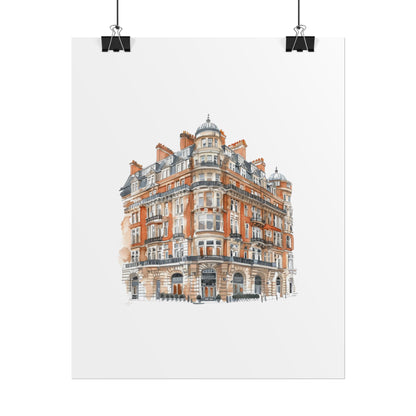 Elegant Architectural Rolled Posters, Art Prints for Home Decor, Gift for Housewarming, Wall Art for Living Room, Unique Art Decor