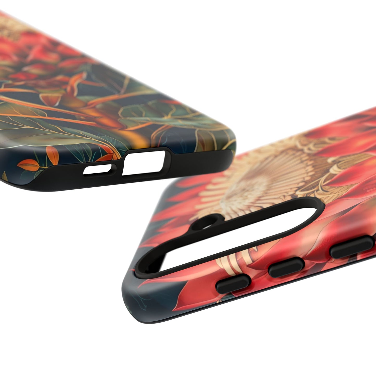 Tough Cases: Vibrant Floral Phone Case, Tough Phone Covers, Floral Art Cases, Nature Design Accessories, Gift for Nature Lovers
