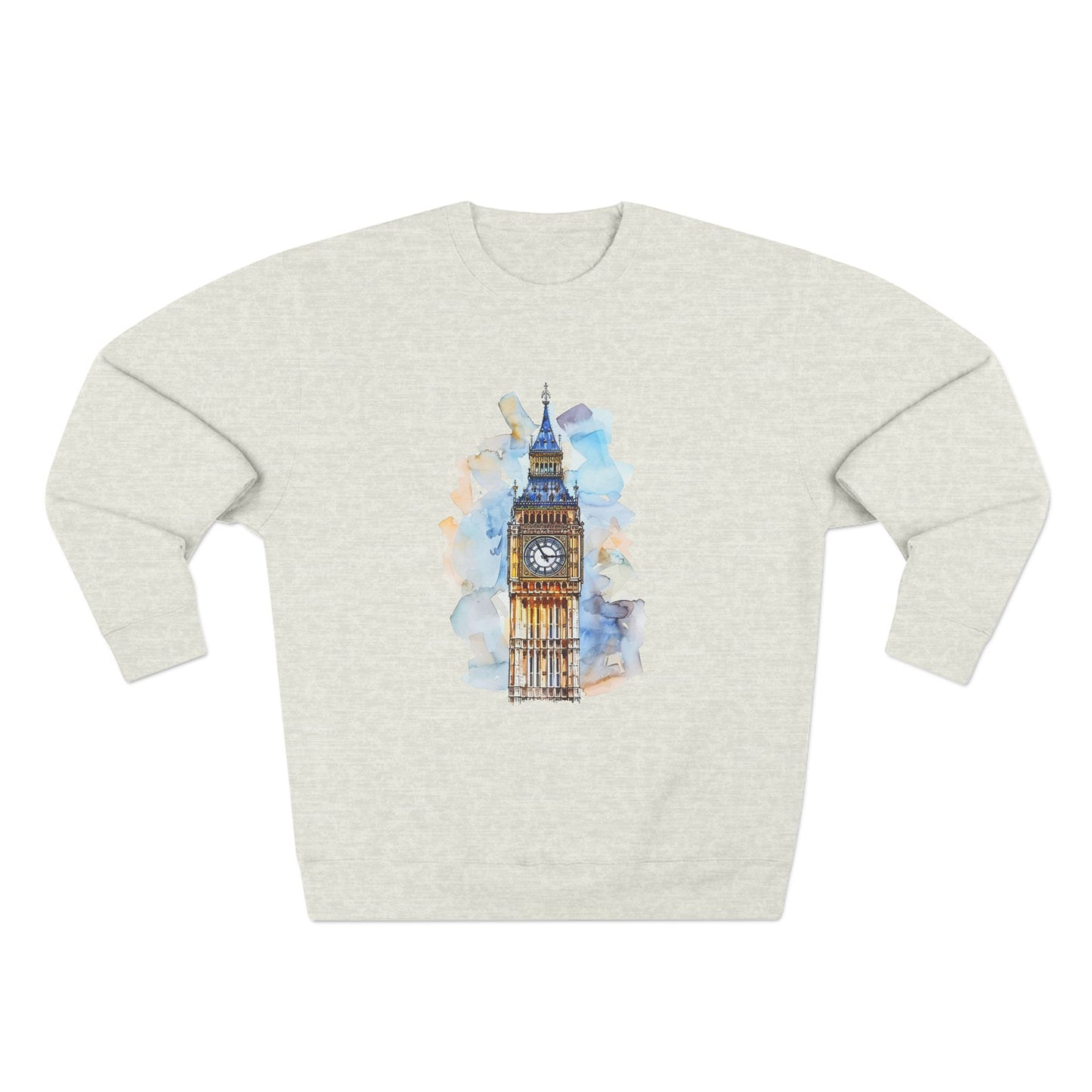 Unisex Crewneck Sweatshirt - Iconic Big Ben Clock Tower