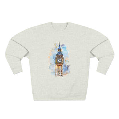 Unisex Crewneck Sweatshirt - Iconic Big Ben Clock Tower