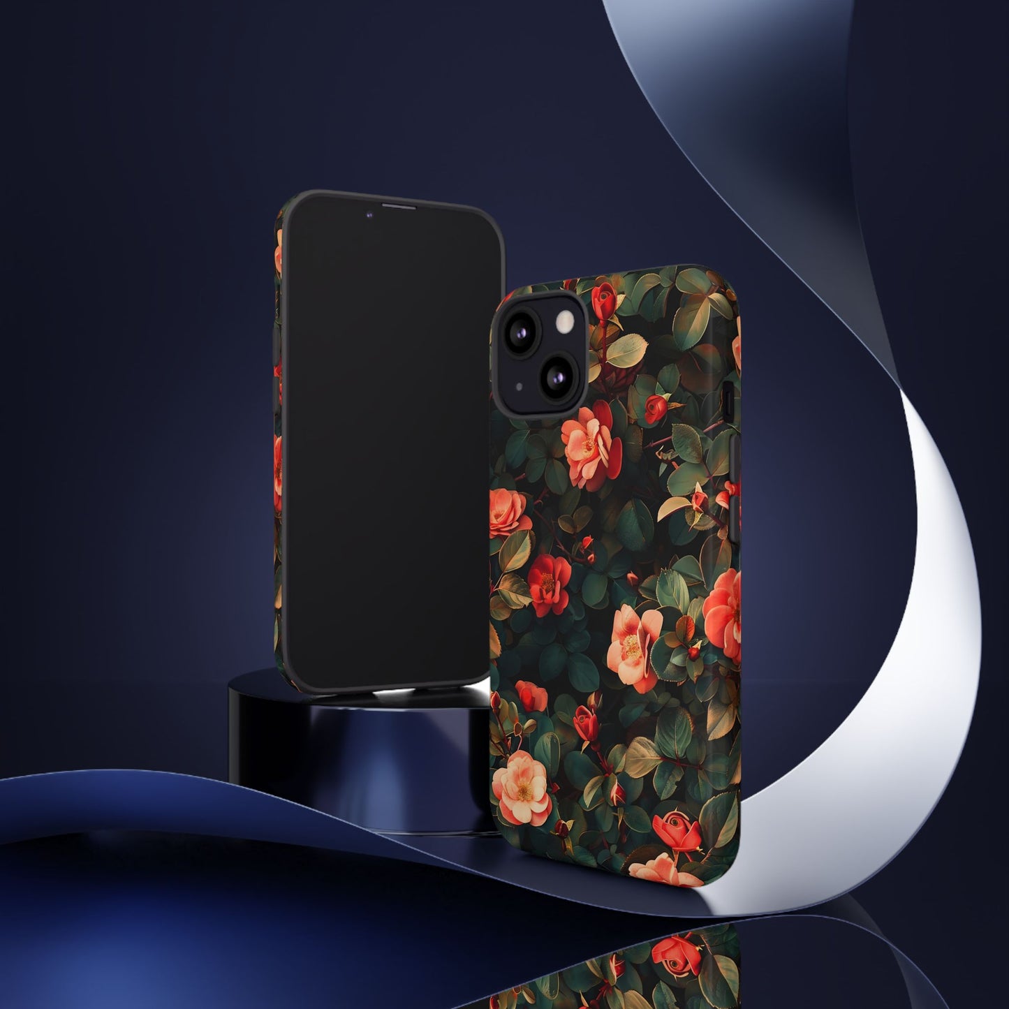 Floral Phone Case - Elegant Floral Design, Tough Protective Case, Perfect Gift for Her, Trendy Phone Accessories, Mother’s Day, Birthday