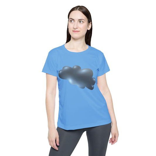 Women's Sports Jersey - Stylish Athletic Wear - Cloud-Themed - Serene Clouscape