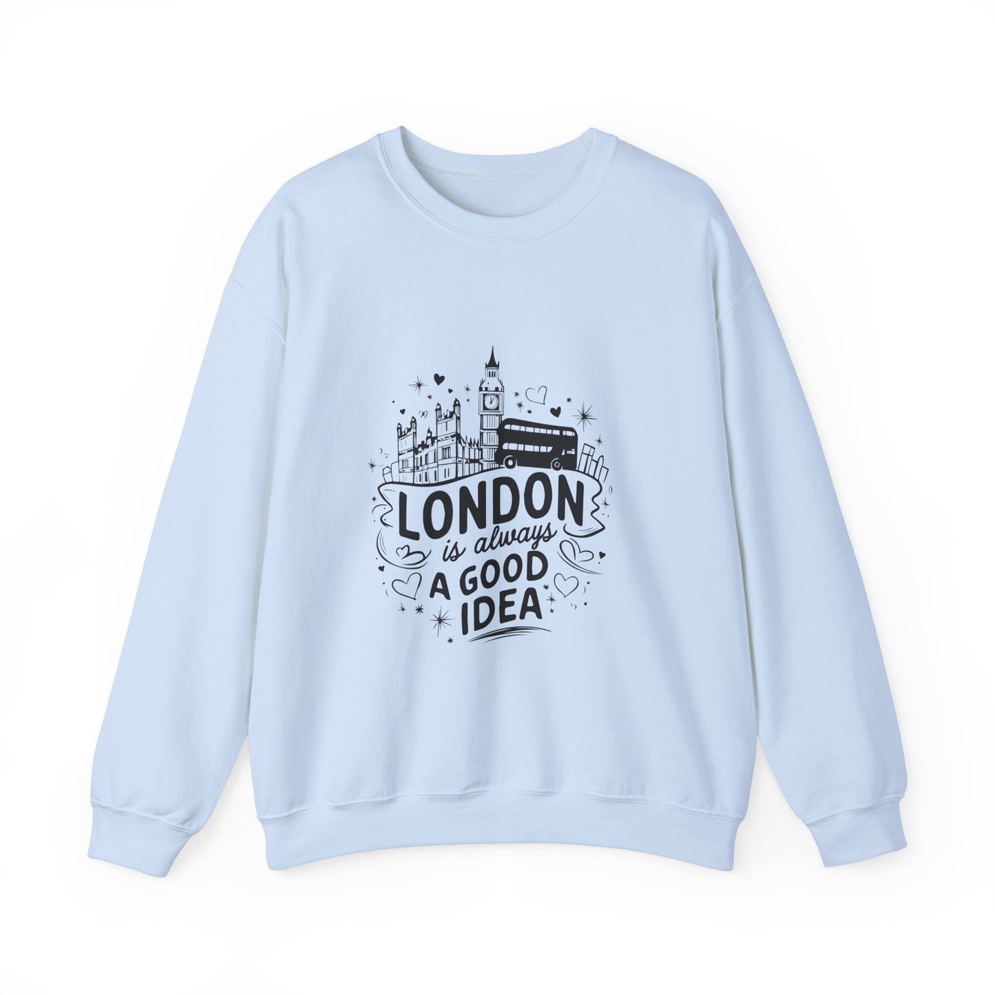 Unisex Heavy Blend™ Crewneck Sweatshirt Lightweight - London is always a best Idea
