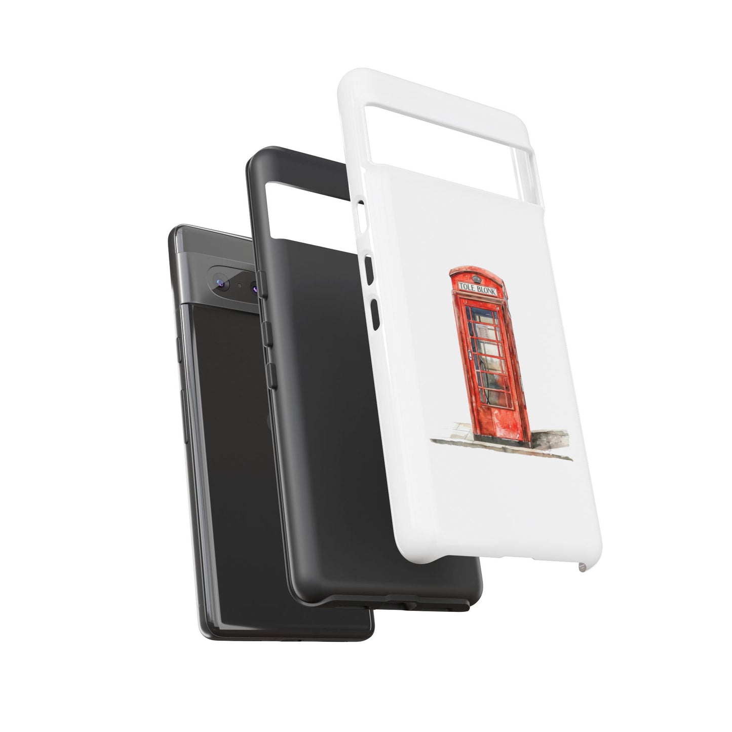 London Phone Booth Tough Case for Smartphones - Stylish Protection with a Unique Design