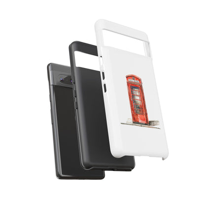 London Phone Booth Tough Case for Smartphones - Stylish Protection with a Unique Design