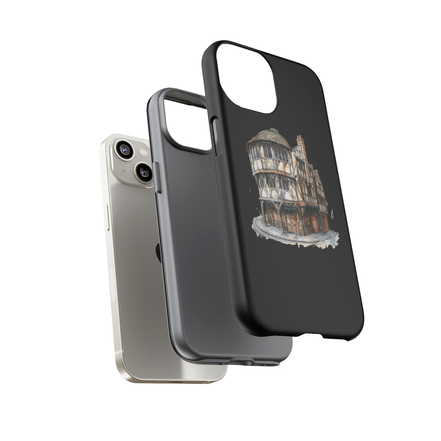 Stylish Phone Case featuring Unique Building Design, Art Lover Gift, Durable Phone Cover, Trendy Gadget Accessory, Unique Gift for Her