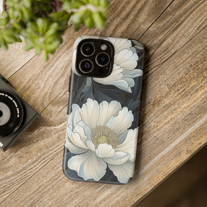Elegant Floral Phone Case, Floral iPhone Cover, Flower Art Phone Case, Eco-Friendly Mobile Protection, Tough & Stylish Phone Case