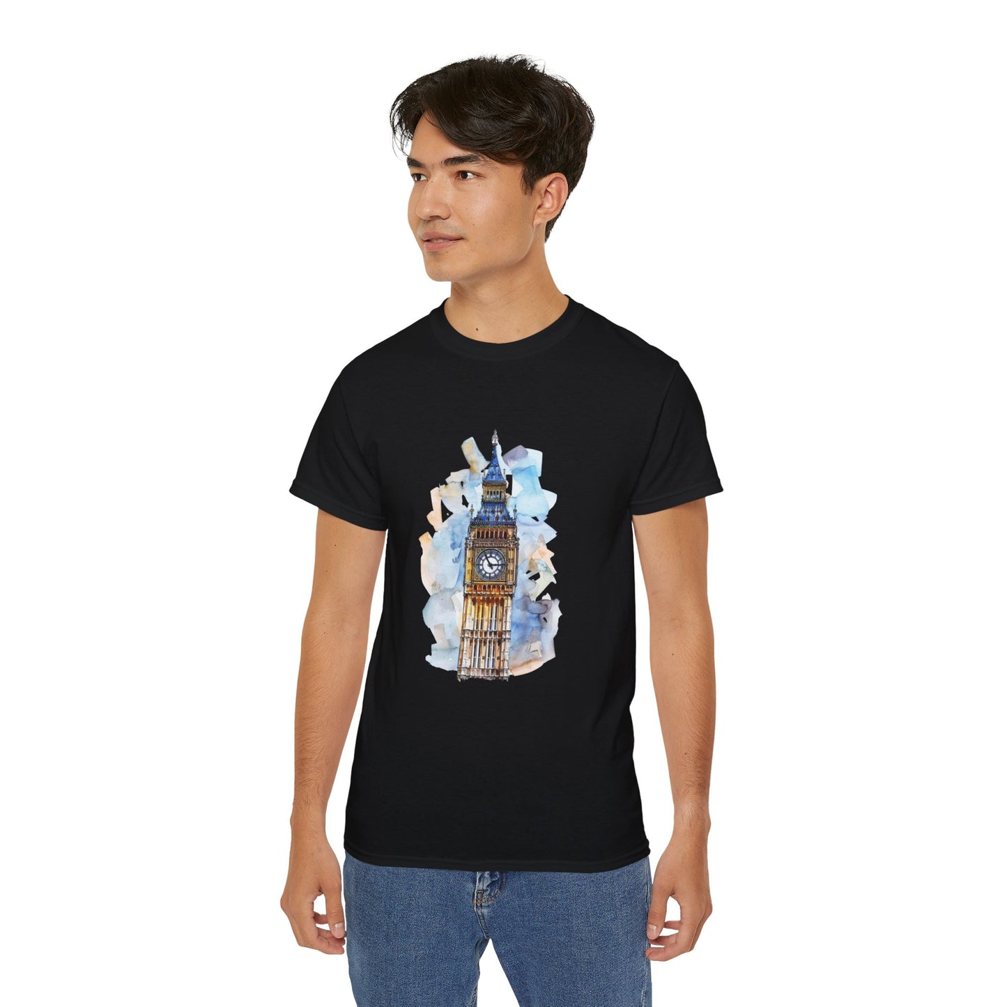 Unisex Ultra Cotton Tee - Iconic Big Ben Clock Tower