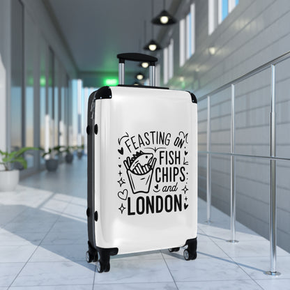 Fish Chips and London - Suitcase