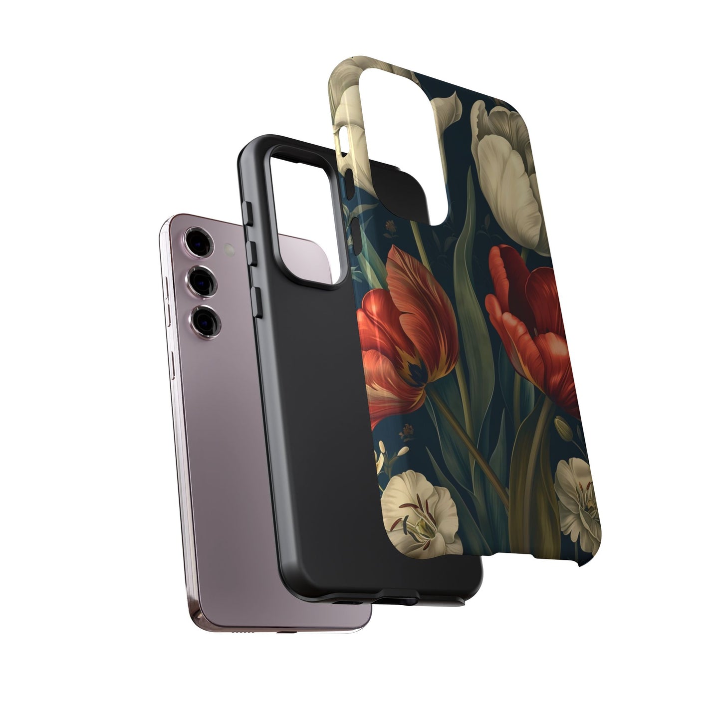 White Flower Tough Cases