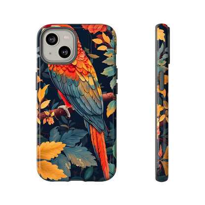 Vibrant Parrot Phone Case - Tough, Stylish, Nature-Inspired, Tropical, Wildlife, Perfect Gift, Summer Vibes