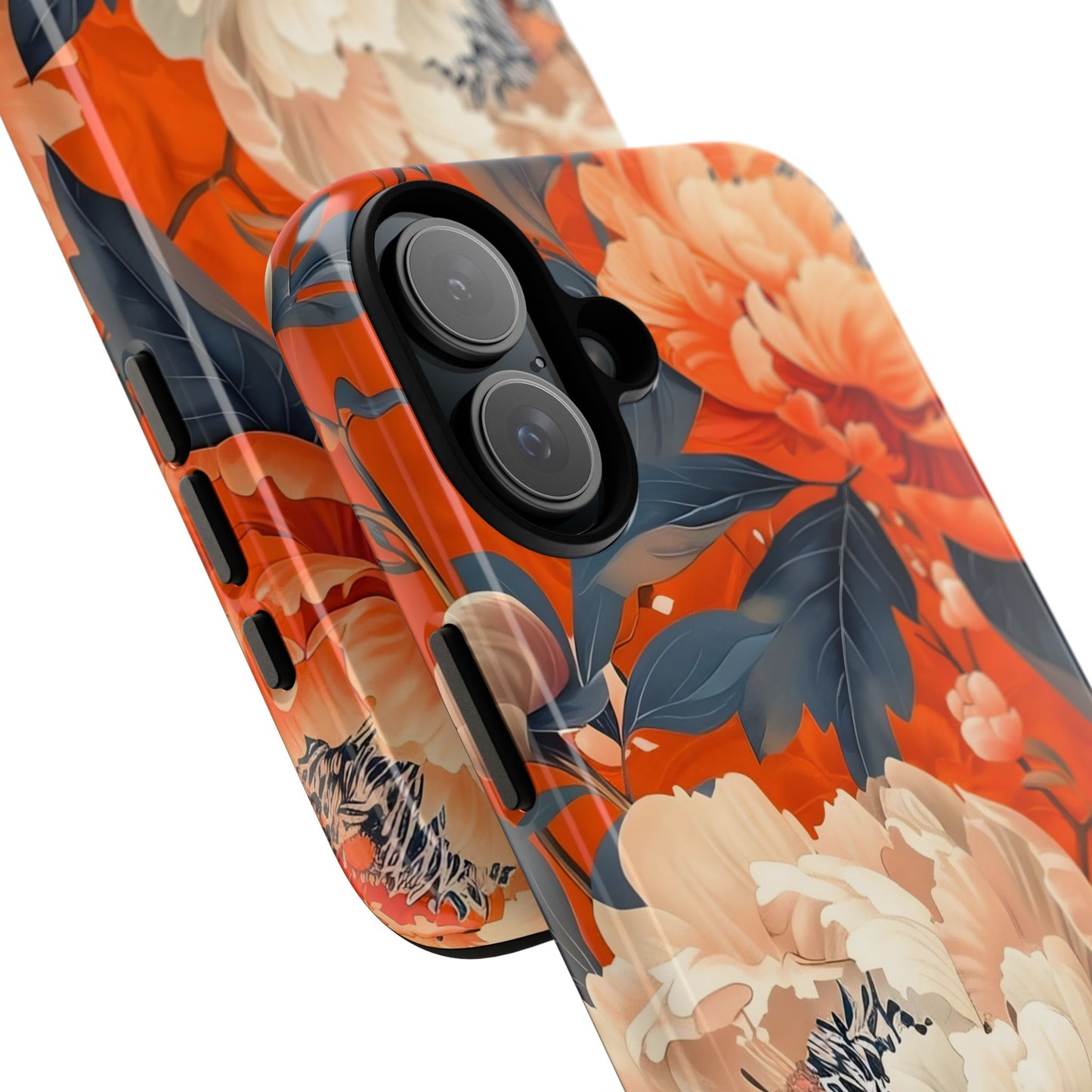 Floral Tough Case, Durable Floral Phone Case, Stylish Protection Case, Gift for Her, Spring Accessories, Mother’s Day Gift