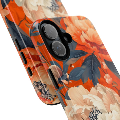 Floral Tough Case, Durable Floral Phone Case, Stylish Protection Case, Gift for Her, Spring Accessories, Mother’s Day Gift
