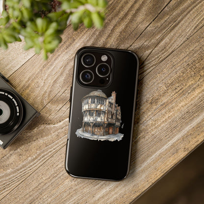 Stylish Phone Case featuring Unique Building Design, Art Lover Gift, Durable Phone Cover, Trendy Gadget Accessory, Unique Gift for Her