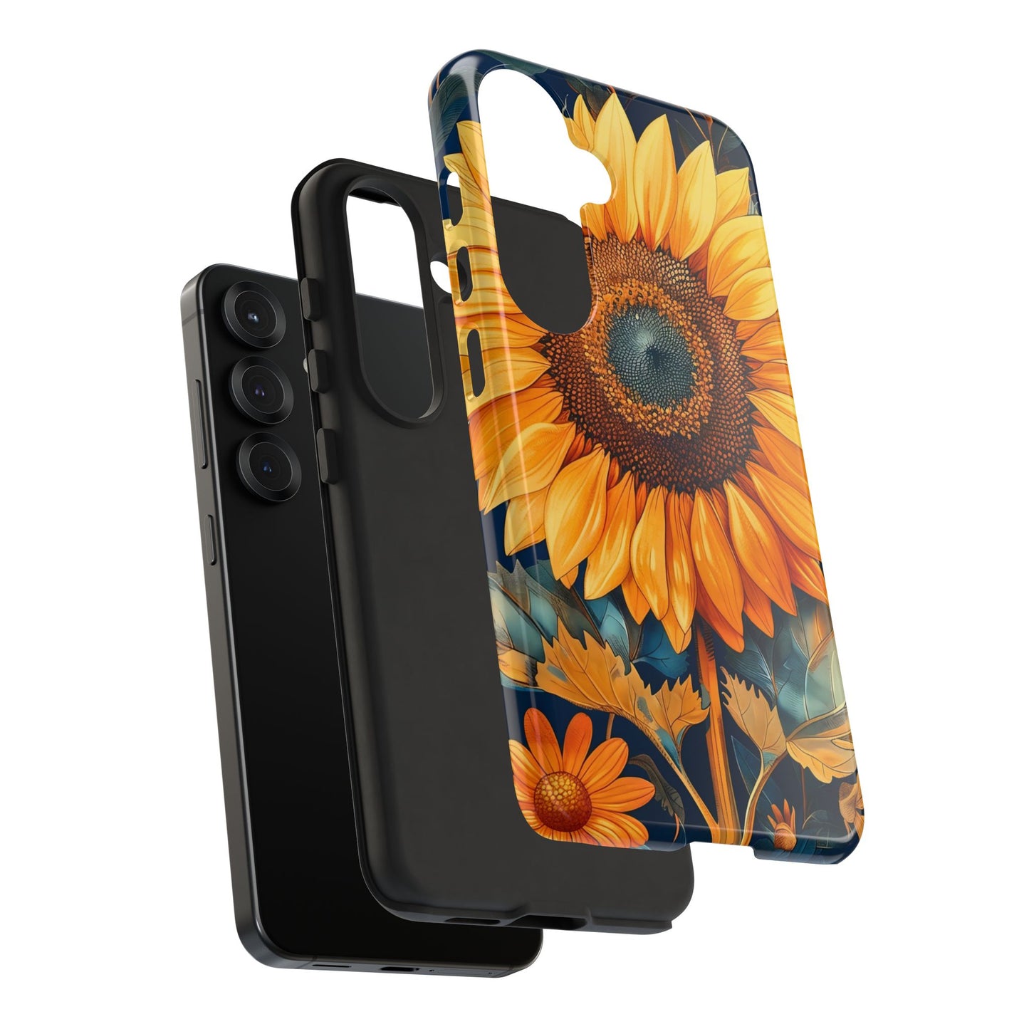 Sunflower Phone Case - Floral Design for Nature Lovers, Cute Spring Accessory, Gift for Her, Eco-Friendly Cover