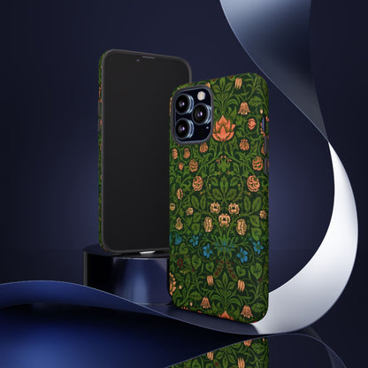 Crimson Leaf Whirl – Phone Case - Tough Cases