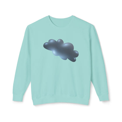 Unisex Lightweight Crewneck Sweatshirt - Serene Cloudscape - Dreamy Cloud