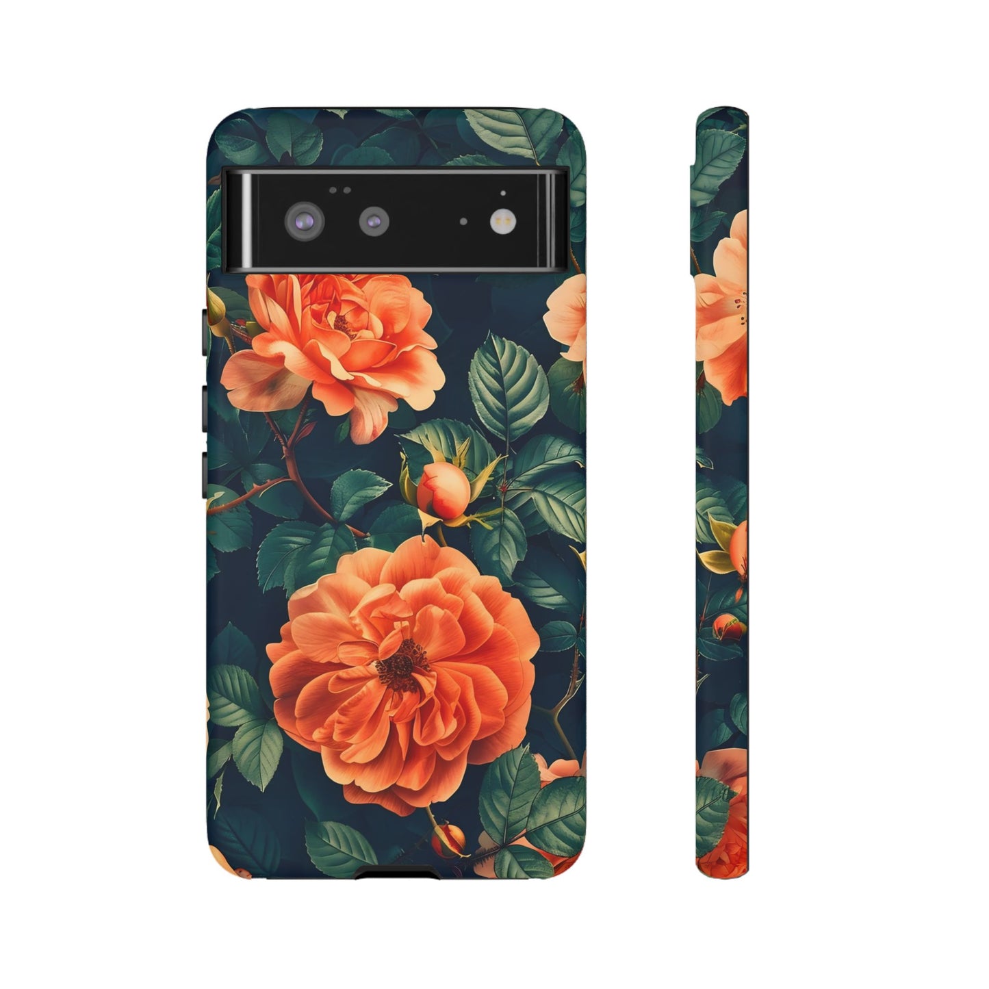 Floral Phone Case, Tough Cases for Nature Lovers, Botanical Design, Phone Protection, Gift for Her, Trending Floral Accessories