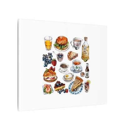 Breakfast Feast Canvas Print, Food Art, Kitchen Decor, Gifting for Food Lovers, Brunch Vibes, Wall Art