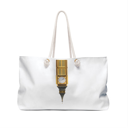 London Big Ben Weekender Bag - Travel Tote, Beach Bag, Vacation Bag, Overnight Bag, Gym Bag