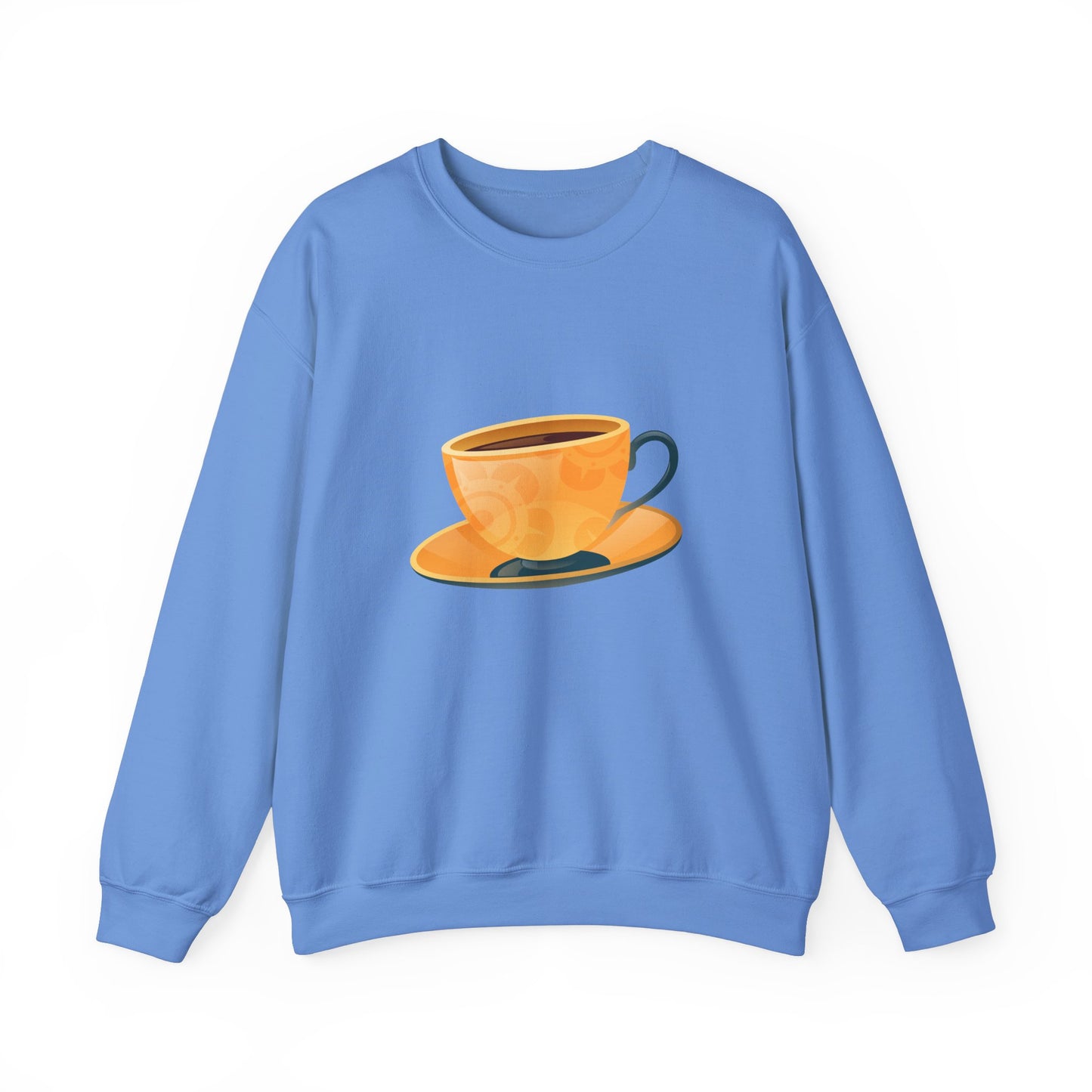 Unisex Heavy Blend™ Crewneck Sweatshirt Lightweight - Elegant British Tea Cup Classic Tea Time Style