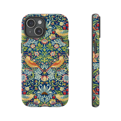 Floral Phone Case | Tough Cases, Stylish Protection, Unique Gift, Eco-Friendly, Floral Pattern, Bird Design
