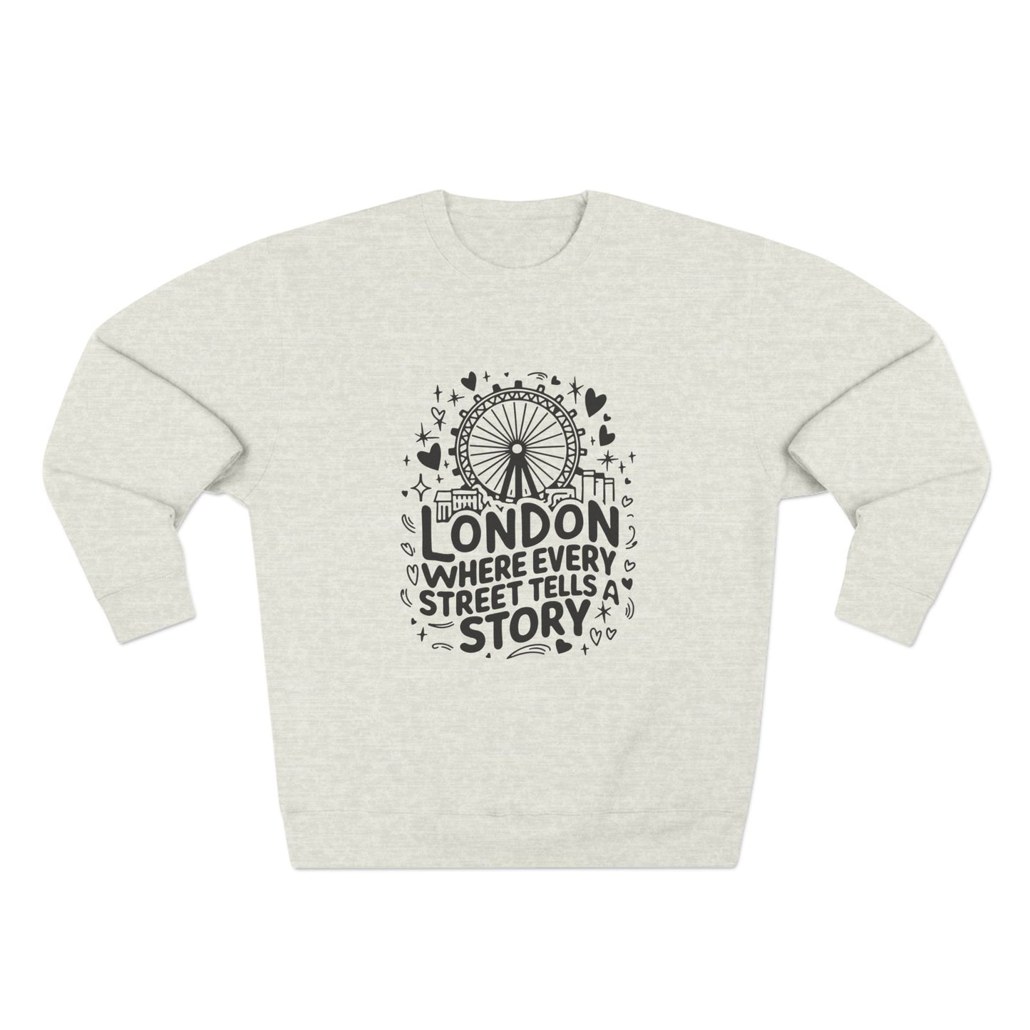 Unisex Crewneck Sweatshirt - London's Story Telling Streets