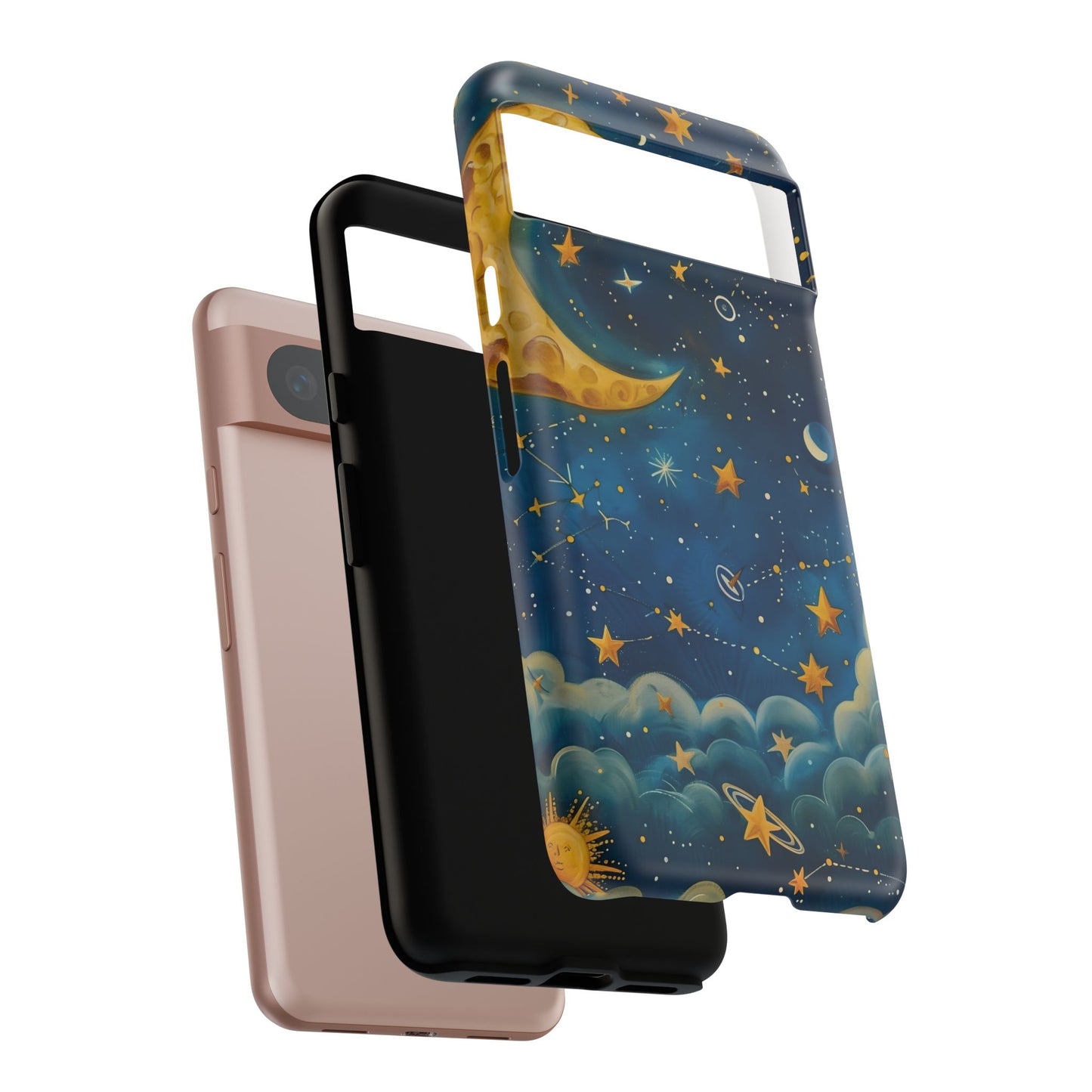 Cosmic Phone Case - Celestial Design, Starry Sky Phone Cover, Galaxy Cases, Gift for Astronomy Lovers, Outer Space Theme