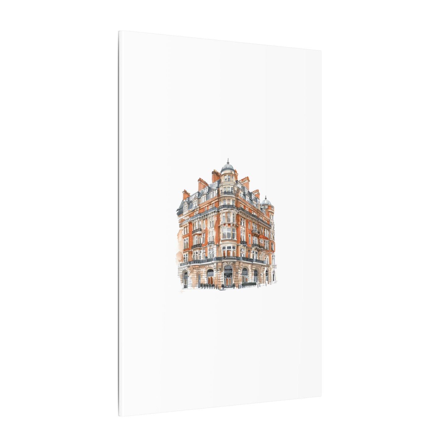Artistic Matte Canvas Print of Historic Building, Wall Art Decor, Home Interior, Unique Gift, Fine Art, Architecture Lover, Urban Design