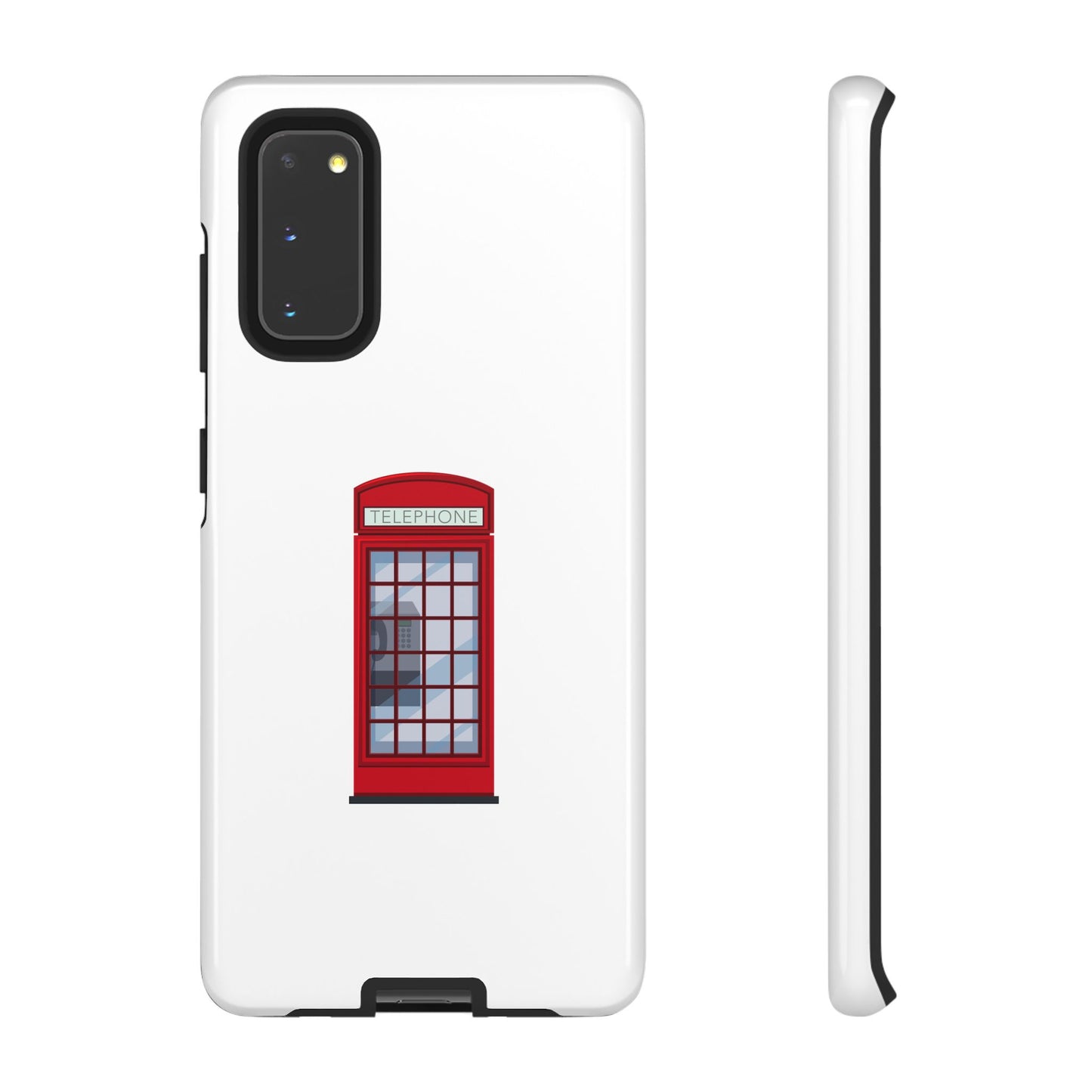 Red Telephone Booth Phone Case - Tough & Stylish Protection