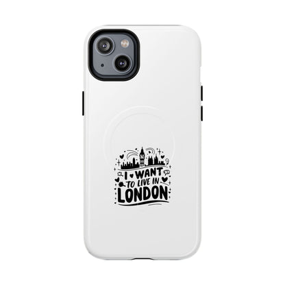 London Dream Tough Magnetic Phone Case, Chic Phone Cover, Ideal Gift for London Lovers, Functional Phone Accessory, Stylish Tech Gear
