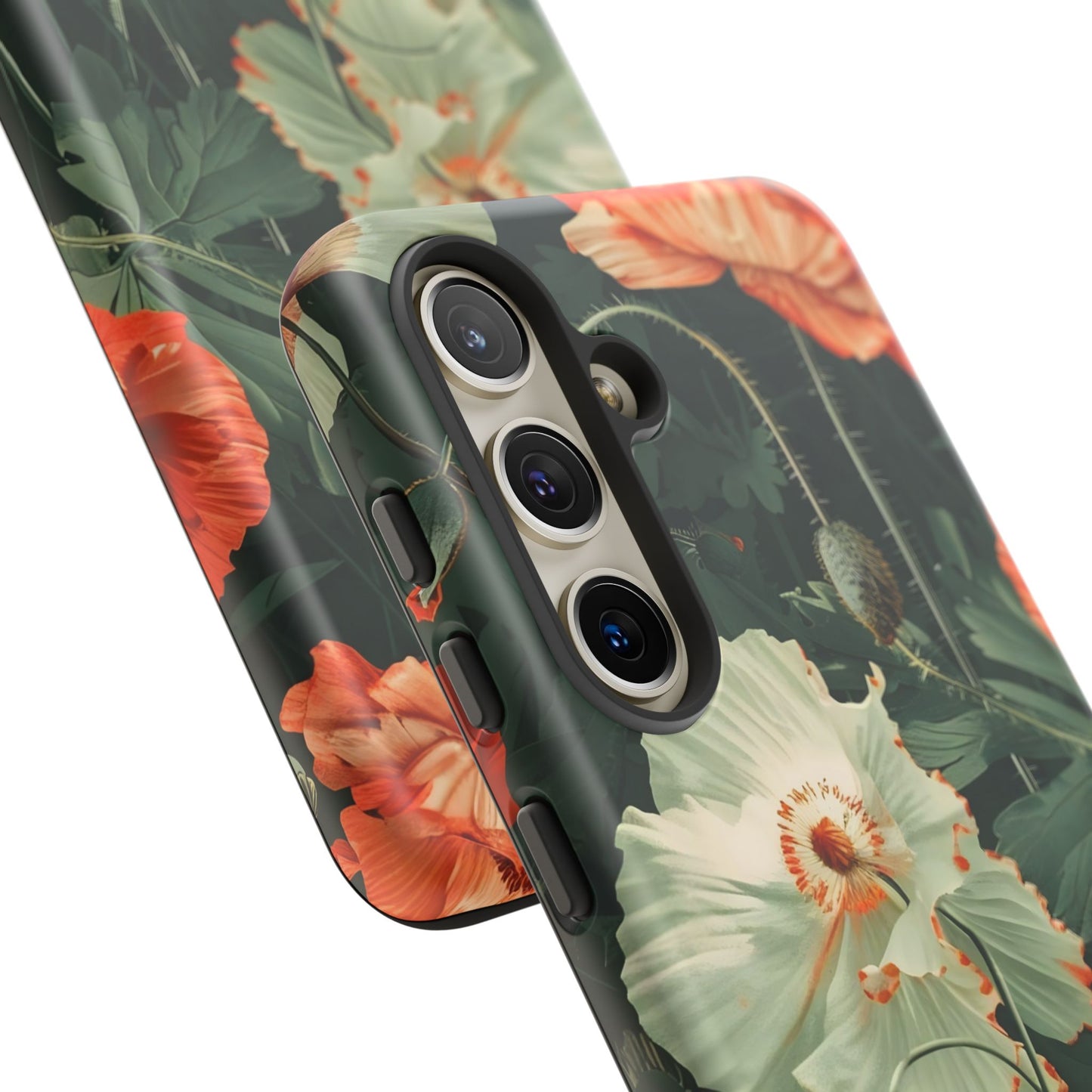 Floral Phone Case - Tough Cases, Botanical Design, Gift for Friends, Trendy Mobile Cover, Personalized Phone Accessory