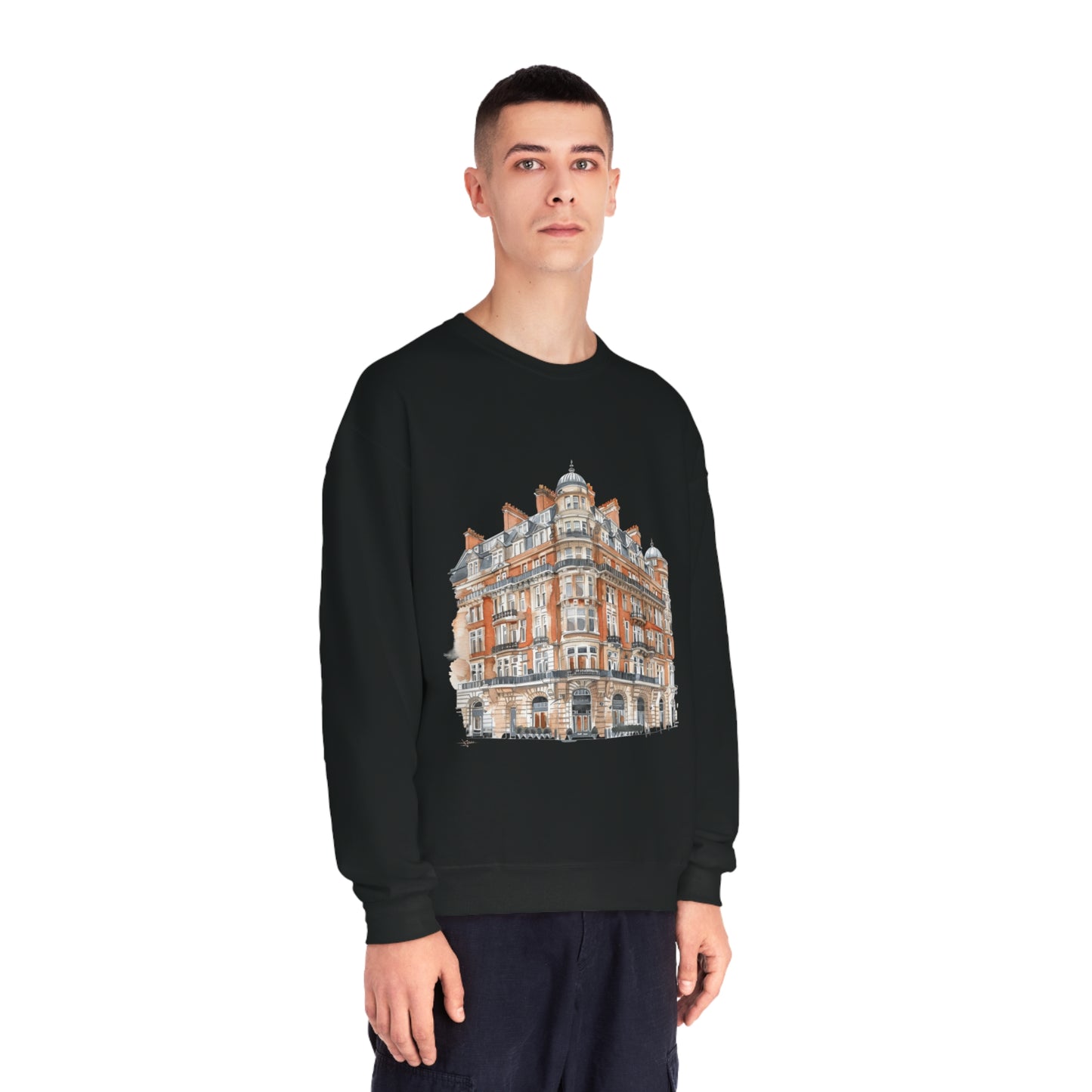 Unisex NuBlend® Crewneck Sweatshirt - British Historic House Classic Architectural Elegance