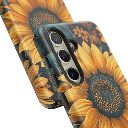 Sunflower Phone Case - Bright Floral Design, Stylish Tough Cover for Sunflower Lovers, Gift for Plant Enthusiasts, Mom Gift, Nature Lovers