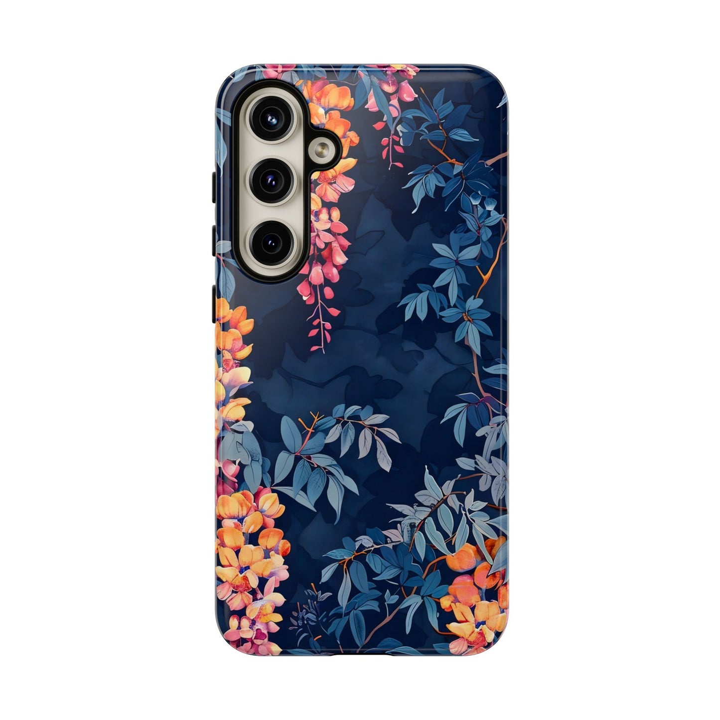 Floral iPhone Case, Tough Phone Cover, Gift for Her, Nature Lover Accessory, Spring Decor, Unique Floral Design