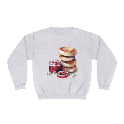 Unisex NuBlend® Crewneck Sweatshirt - British Royal Feast Opulent Dining Fit for Royalty