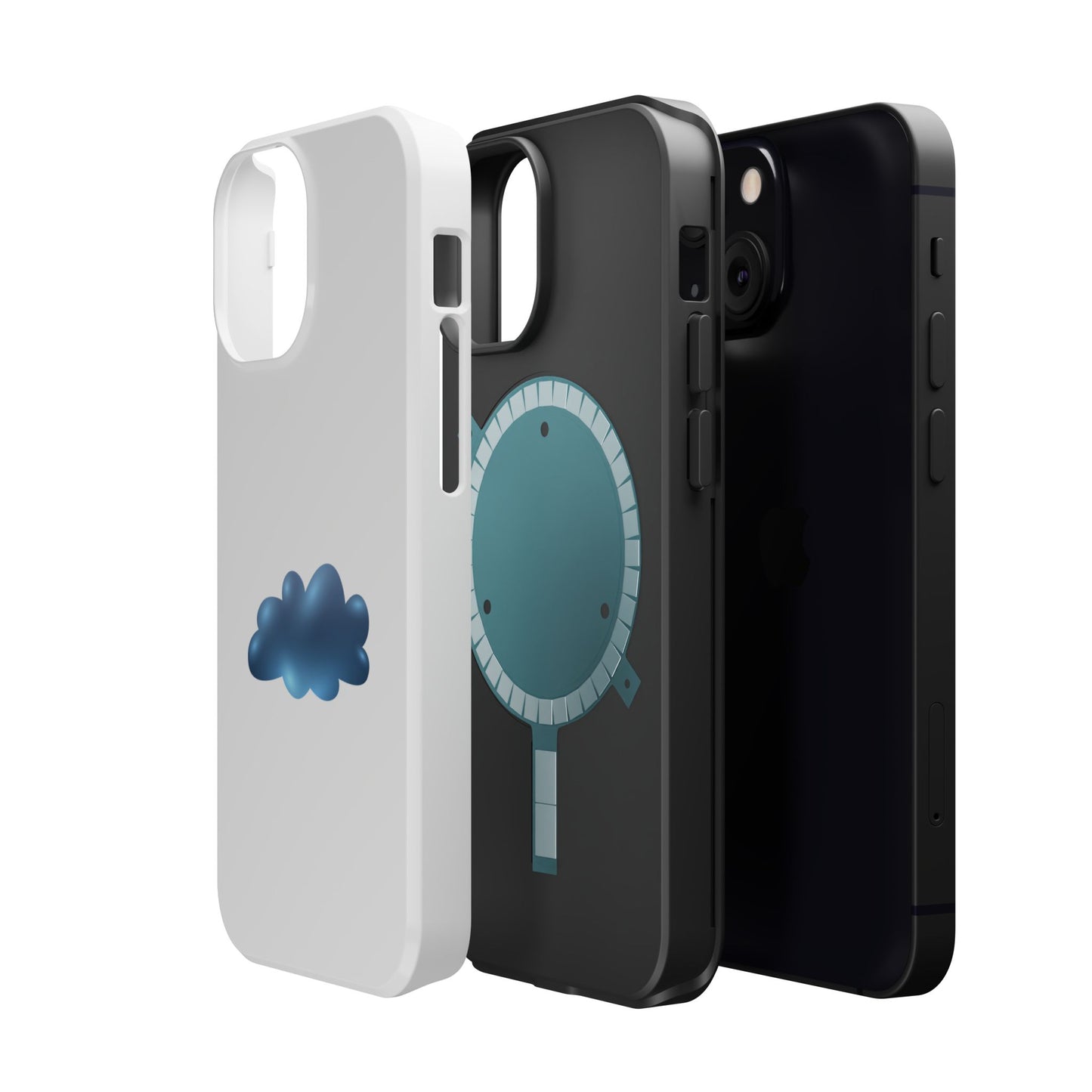 Cloud Design Magnetic Phone Cases, Unique Phone Protection, Cute Gift for Tech Lovers, Customizable Designs, Trendy Accessories
