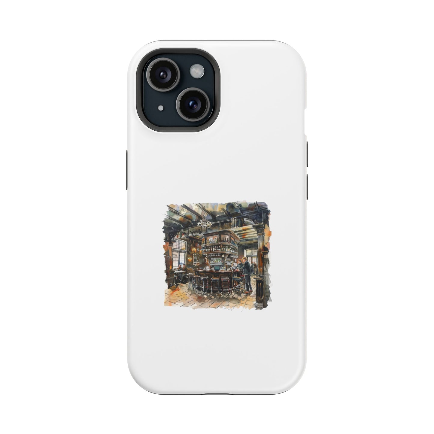 Artistic Magnetic Tough Cases | Stylish Phone Cover, Unique Illustrative Cases, Customizable Gifts for Travelers, Holiday Season Perfec