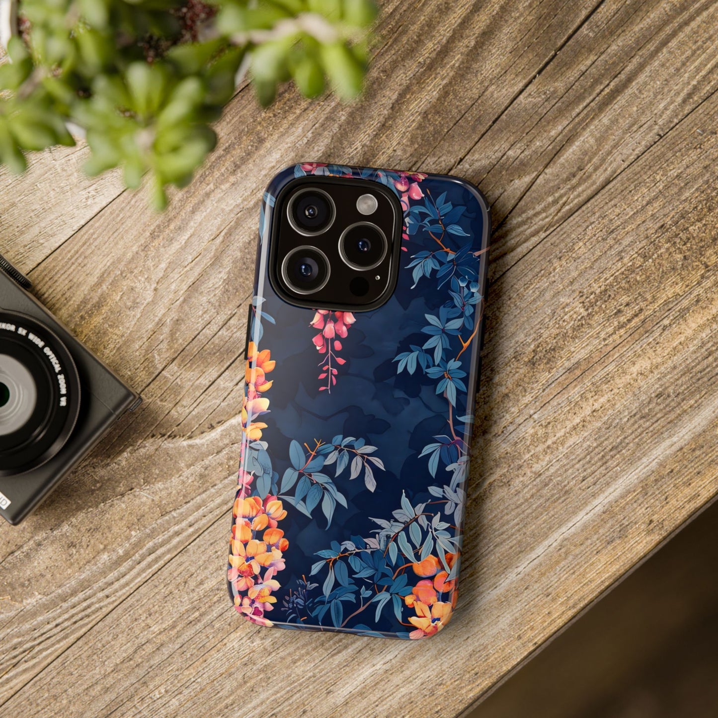 Floral iPhone Case, Tough Phone Cover, Gift for Her, Nature Lover Accessory, Spring Decor, Unique Floral Design